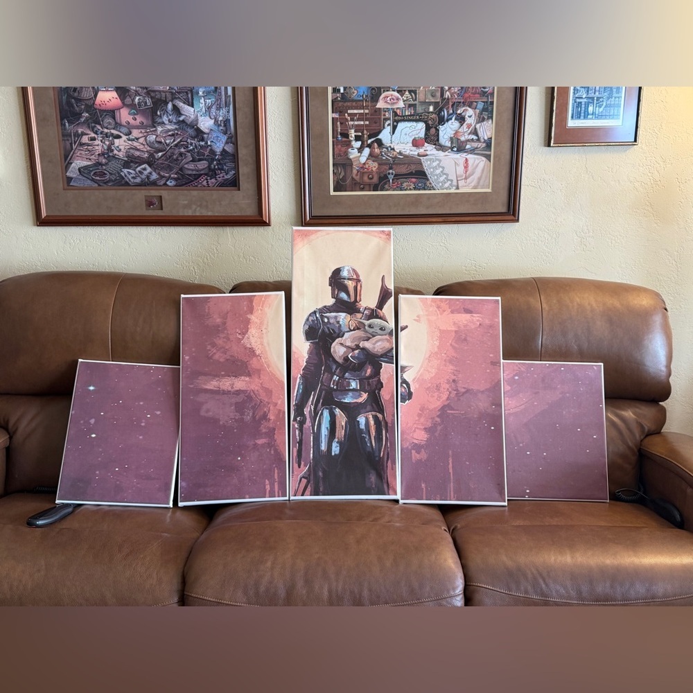 Star Wars Mandalorian Canvas Wall Art